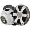 Osculati Altoparlanti marini a LED da 7,7", coppia, cromati sportivi - Fusion 010-01428-11