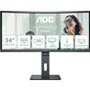 AOC CU34P3CV (3440 x 1440 pixel, 34"), Monitor, Nero