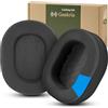 GEEKRIA Pad auricolari di ricambio Geekria Sport con gel rinfrescante per Corsair HS65, HS55, cuscinetti auricolari, parti di riparazione (Nero)