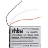 vhbw batteria compatibile con Becker Transit 70 LMU, Ready 70 LMU, Professional 70 LMU navigatore GPS (1600mAh, 3,7V, Li-Poly)