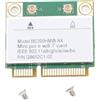 Yanmis Scheda Wireless WiFi7, Scheda di Rete Wireless Tri Band 2.4G 5.8G 6G 8774Mbps Bluetooth 5.4 Mini PCI E Adattatore Wireless (Nessuna antenna)