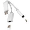 WASRUYI Adattatore per Lightning a Jack 3,5mm cuffie(2 in 1)per iPhone 14 Aux audio cavo per Apple MFi Certified ricarica auricolari cavetto sdoppiatore per iPad spinotto accessori headphone caricatore dongle