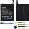 Duotipa Batteria di ricambio BN45 compatibile con Xiaomi Redmi Note 5 M1803E7SG batteria con attrezzi