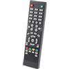 Zerone Telecomando Universale per TV SEIKI, Telecomando TV con Codici Preconfigurati per Marche Principali, Compatibile con Smart TV, Facile da Configurare, Batterie Incluse