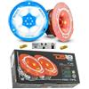 GK SOUND KIT SET PER DS18 PRO-TW1L 2 super bullet tweeter con led rgb da 9,6 cm 96 mm di diametro 200 watt rms e 400 watt max 4 ohm da 103 db di sensibilità, a coppia + condensatore e 3 sticker omaggio