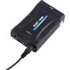 Niiyen Convertitore video da Scart a HDMI con cavo di alimentazione USB, adattatore scaler convertitore audio video da Scart a HDMI 720P 1080P, supporto PAL, NTSC3.58, Plug and Play, compatibile con HDMI1.4