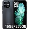 Ulefone Note 16 Pro Telefono Cellulare 16 GB+256 GB/TF-256 GB, Smartphone 4-Core, Fotocamera 50 MP+8 MP, Schermo 6.52 HD+, 4400 mAh,Android 13, 4G Dual SIM/WiFi/GPS/OTG/Face ID/Fingerprint/NFC/2 Anni