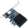 YUEHISY Scheda di Rete PCIe 10G, Adattatore PCIe Gen 4 X1 a 10 Gigabit Ethernet Ad Alta velocità RTL8127, Scheda LAN RJ45 per Workstation Server Linux