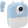 Generic Camera Digitale per Bambini a Doppia Lente Stampa Istantanea con Tecnologia di Riconoscimento Facciale, Ricarica USB, Presa Comoda, 75 Rotoli di Fogli da Stampa, Tensione 5 V per Bambini