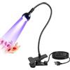 Elalove Mini Lampada UV LED Unghie 5W Lampada Unghie Professionale con Clip e Interruttore USB per Gel, Resina e Smalti Semipermanenti