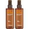 PIZ BUIN Tan Protect Olio Spray Intensificatore Abbronzatura SPF 15 con Filtro Solare UVA/UVB 2x150 ml