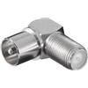 Goobay Presa F - spina coassiale 90° Goobay 12236 1 pz. [12236]