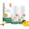 Générique Deodoranti Naturali Per Bambini, Roll-On Per Adolescenti, Morbido E Rinfrescante, Protezione Naturale Del Profumo, Per Ragazzi E Ragazze, Ideale Per Scuola E Sport