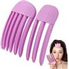 ZHUMCCY Clip per capelli gonfio per radice di capelli, 2 pezzi, 3/6 denti gonfi pigri clip per capelli senza traccia clip per capelli fronte forcina per acconciature belle