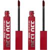 Maybelline New York Super Stay Peel Off Lip Liner Tinta Labbra Tonalità 007 Blaze Effetto Tatuaggio Lunga Durata 24H Formula Modulabile No Transfer con vitamina E - 2 Tinte Labbra