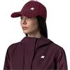 K-Way Cappello con Visiera ILY K2145KW, 100% Cotone, Bordeaux, Regolabile, Stile Casual e Sportivo