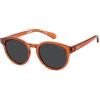 POLAROID KIDS, GAFAS DI Pavimento, PLD 8075/S, ARANCIA, 44, (YOUNG KIDS (4-6))