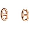 Hermes Chaine d'ancre Earrings in Rose Gold H113503B 00 156825178