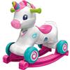 Clementoni 61555 L'Unicorno Dondolo Unicorno e Corridoio con Musica, Canzoni e contenuti educativi: Numeri, Lettere, per Bambini a Partire da 12 Mesi