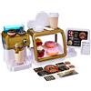 Theo Klein 9528 Caffetteria I Espresso Bar con Funzione di Scorrimento Acqua e Touchscreen I Include Accessori e cibi Giocattolo I Giocattoli per Bambini dai 3 Anni in su