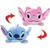 Simba 6315870317 - Peluche Disney Lilo & Stitch, 8 cm, 2 facce, adatto per bambini dai primi mesi di vita