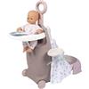 Smoby Toys - Carrello per bambole da infermiera, arrotolabile, con zona notte e sala da pranzo pieghevole per bambole fino a 42 cm, dai 18 mesi