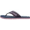 Tommy Hilfiger Sandalo sportivo Hilfiger Beach Uomo FM0FM05805 Infradito, BLU (Desert Sky), 7