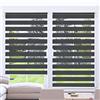 Kokorona Tende Giorno e Notte Zebrate a Rullo per Finestre, Tessuto a Doppio Strato Tende Zebrate per Porte, Filtraggio Luce Privacy Tende Giorno Notte, 60cm Larghezza x 230cm Altezza, Grigio Scuro