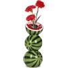 EAZHOP Vaso in ceramica anguria, 9,6 x 22 cm, vaso decorativo per frutta
