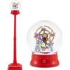 COSTWAY 150 CM Lampione Natalizio Musicale, Lampada Festiva con Lanterna a Globo di Neve Attivata dal Suono, Albero di Natale, Babbo Natale, Soldato e Scatole Regalo (Modello 4)