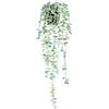 BACAMA Pianta finta da appendere, di eucalipto, piccola decorazione, finta pianta rampicante da appendere alla parete, verde per la nuova decorazione della casa, 1 pezzo, verde brillante, 50 cm