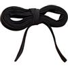 FSSTUD Corsetto regolabile per abito da sposa, 4 m x 1,5 cm, morbido corsetto posteriore, nastro piatto in raso, per allacciatura, corsetto, sostituzione per cerniera e bottone, nero