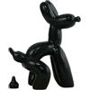 NAFEIMILUN Cane Palloncino Statua Scultura Creativa In Resina A Forma Di Cane Che Fa La Cacca Decorazione Per La Casa Colore Nero 9 * 6 * 11.5cm