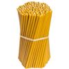 Diveevo Candele di cera d'api, Nr. 40, 200 pezzi, di alta qualità, lunghezza 26,5 cm, diametro 7,15 mm, 120 min, durata di combustione in giallo miele, 2 kg, sottili candele greche senza gocce e fumo