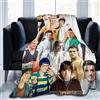 Suehome Coperta Josh Hutcherson, morbida e confortevole, in pile di lana, per divano, ufficio, auto, campeggio, yoga, viaggi, decorazione per la casa, accogliente coperta da spiaggia in peluche,