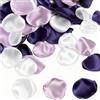 JNYUTEEN 300 Pezzi Petali di Rosa Seta, Petali di Rosa Artificiali Riutilizzabili, Petali Fiori Viola Lilla Bianco per Matrimonio San Valentino Decorazioni