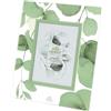 Generico HERVIT ART.29285 CORNICE VETRO BOTANIC VERDE 18X22CM