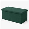 GX GARGIX Panca Contenitore in Tessuto Teddy, Pouf Portaoggetti Imbottito con Coperchio, Panca da Camera da Letto Soggiorno Cameretta, Design Moderno e Morbido (GX/TED-4)