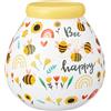 Pot of Dreams Salvadanaio in ceramica dipinto a mano con ape, per bambini, realizzato a mano, ecologico, riciclabile e pratico, regalo decorativo perfetto per nuovi giocattoli e videogiochi