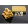 Generisch Set di 6 panni multiuso in bambù, 100% bambù, per la pulizia sostenibili, in bambù, 25 x 25 cm, colore giallo