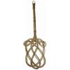 Loberon Yarven Battipanni - Robusto Rattan - con Passante per appenderli, Marrone