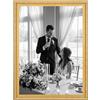 CABBEL Cornice Portafoto LIA 50x70 cm Oro Lucido - Cornice Barocca Vintage Stile Antico - per Foto, Poster, Diplomi & Opere d'Arte - Elegante & Decorativa per Soggiorno, Ufficio, Galleria