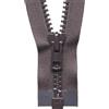 YKK Cerniera lampo aperta n. 570 marrone, lunghezza 61 cm