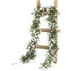 JMORCO Fiori Finti Da Esterno Pianta artificiale 178cm Vite Foglia di gelsomino Fiori finti Casa Verde Arco for matrimonio Decorazione fai da te Ghirlanda for feste