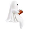 Yplkm Lanterna Fantasma Halloween - Figura Illuminata Fantasma | Decorazione Resina Halloween per Camera Studio Comodino Libreria,Camera dei Bambini Comodino Casa Appartamento