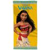 Disney Asciugamano da spiaggia per bambini, 70 x 140 cm, telo da bagno ufficiale Vaiana e Re Leone, 100% poliestere, 280 g/m², morbido, asciugatura rapida per piscina, mare e vacanze (giallo, Vaiana)