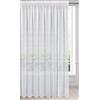 Eurofirany ARGEA Tenda per Interni Trasparenti con Fettuccia Arricciatenda - 1 Pz. Voile Decorativo Finestra Per Cameretta, Soggiorno, Da Letto Salotto Moderne, 350x250 cm, Bianco