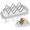 Tupenofif Porta Sapone in Acciaio Inossidabile con Vaschetta Raccogli Gocce Rimovibile, Portasapone a 2 Strati per Bagno e Cucina, Base Antiscivolo e Utilizzabile su Entrambi i Lati, 14 x 6,5 x 4,5