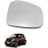 Esselle Parts Specchio Retrovisore per Smart Fortwo 453 Destro Lato Passeggero, Vetro Ricambio Esterno con Piastra ABS, Montaggio Plug & Play