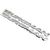 Yecnecty 1 coppia di adesivi 3D in metallo per moto, emblema distintivo riflettente per Suzuki Burgman AN125 AN200 AN400 AN650